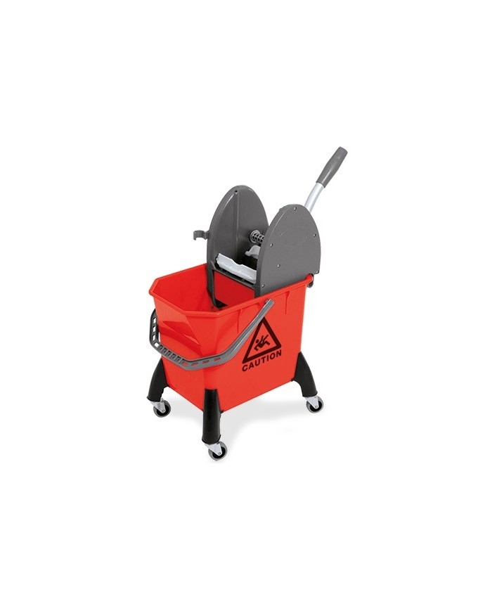 MACTOP50 Secchio carrellato mono 20lt con pressa