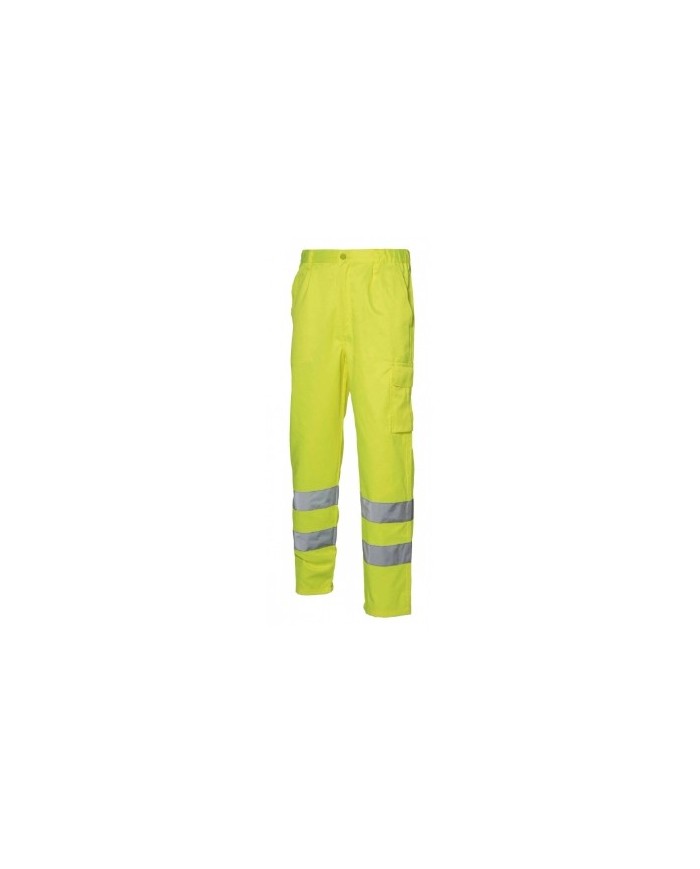 Pantalone Fustagno HV Giallo c/tascone (S-3XL)