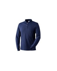 Polo Snappy 100% cotone blu (Tg.S-3XL)