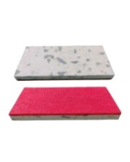 Spugna di melamina rosso/grigio 250x115x20mm