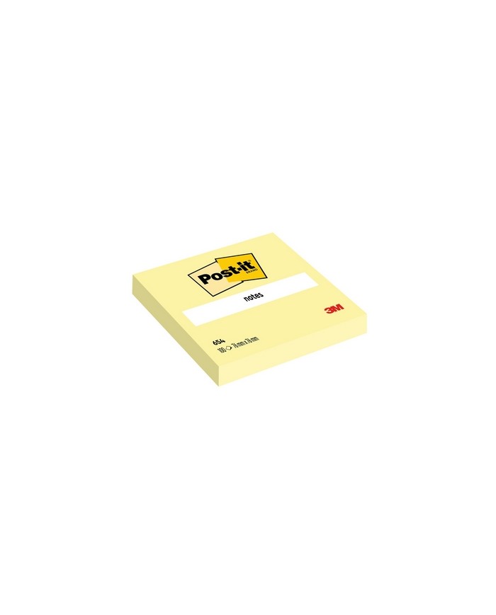 Blocco foglietti 653 38x51mm giallo Canary 100 fogli Post-it (Min.Mul./12)