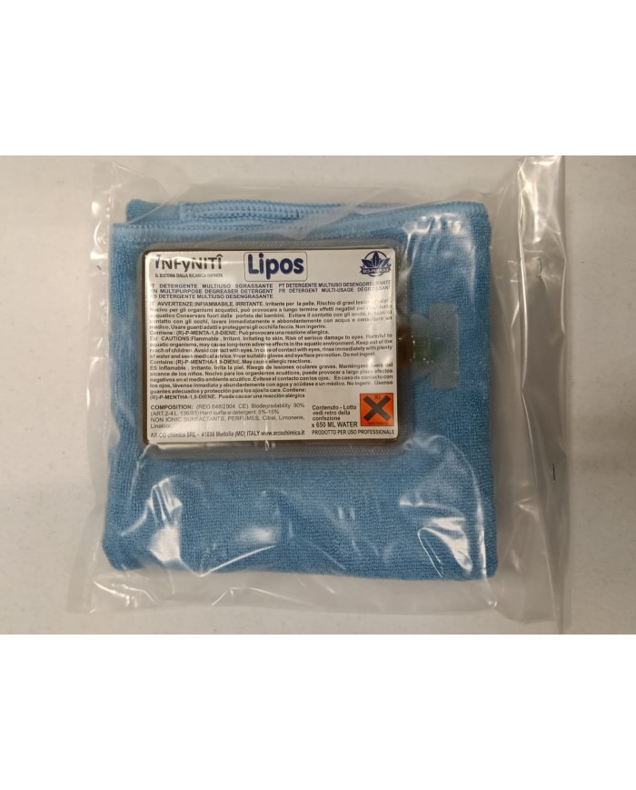 Kit Superfici (1 Panno microfibra + 1 INFyNITÎ Lipos 100m)