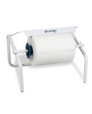 Dispenser per bobine industriali a terra/muro in tubo metallico