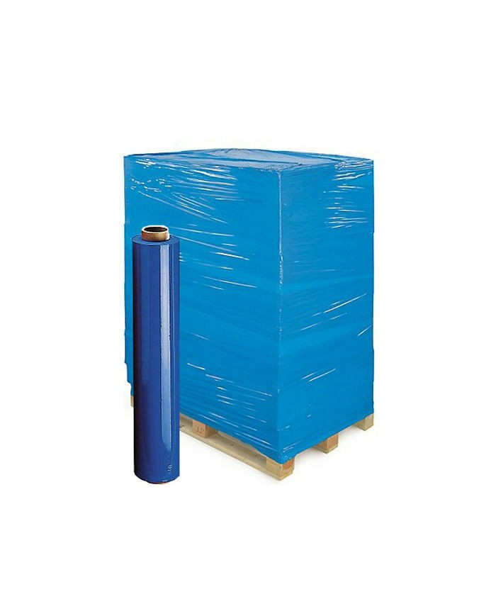 Film estensibile per imballaggi h50cm 30micron 2,4kg azzurro 250mt circa