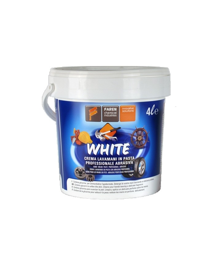 Pasta lavamani White classica con abrasivo 4kg